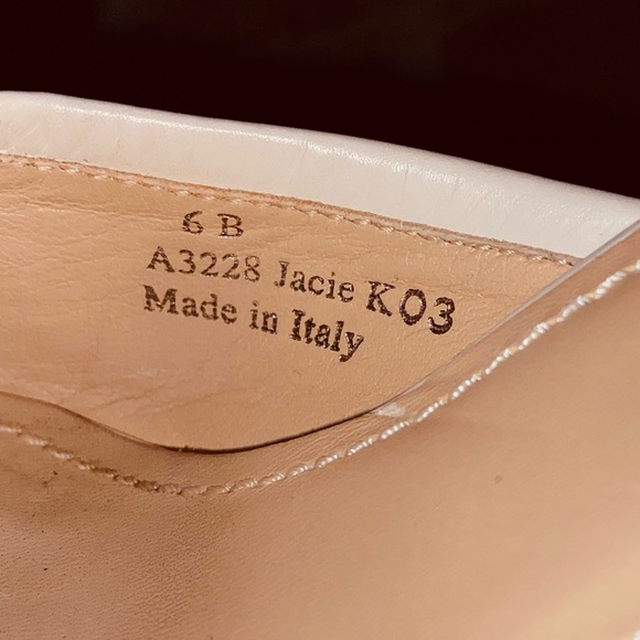 Coach Leather Jacie A3228 Square Toe Mule Sz 6B Made In Italy - Picture 10 of 10